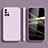 Custodia Silicone Ultra Sottile Morbida 360 Gradi Cover S04 per Samsung Galaxy A71 4G A715 Lavanda