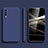 Custodia Silicone Ultra Sottile Morbida 360 Gradi Cover S05 per Samsung Galaxy A90 5G Blu