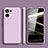 Custodia Silicone Ultra Sottile Morbida 360 Gradi Cover S06 per Oppo Reno8 5G Lavanda