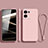 Custodia Silicone Ultra Sottile Morbida 360 Gradi Cover S07 per Oppo Reno8 5G Rosa