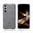 Custodia Silicone Ultra Sottile Morbida 360 Gradi Cover S07 per Samsung Galaxy S24 Plus 5G Grigio