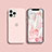 Custodia Silicone Ultra Sottile Morbida 360 Gradi Cover S08 per Apple iPhone 13 Pro Rosa