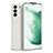 Custodia Silicone Ultra Sottile Morbida 360 Gradi Cover S08 per Samsung Galaxy S21 FE 5G Bianco