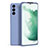 Custodia Silicone Ultra Sottile Morbida 360 Gradi Cover S08 per Samsung Galaxy S21 Plus 5G Grigio Lavanda