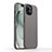 Custodia Silicone Ultra Sottile Morbida 360 Gradi Cover YK1 per Apple iPhone 15 Plus Grigio Scuro