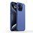 Custodia Silicone Ultra Sottile Morbida 360 Gradi Cover YK1 per Apple iPhone 15 Pro Blu