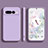 Custodia Silicone Ultra Sottile Morbida 360 Gradi Cover YK1 per Google Pixel 7 Pro 5G Lavanda