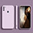 Custodia Silicone Ultra Sottile Morbida 360 Gradi Cover YK1 per Samsung Galaxy A11 Lavanda