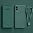 Custodia Silicone Ultra Sottile Morbida 360 Gradi Cover YK1 per Vivo V21e 5G Verde Notte