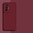 Custodia Silicone Ultra Sottile Morbida 360 Gradi Cover YK1 per Vivo X70t Rosso