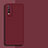 Custodia Silicone Ultra Sottile Morbida 360 Gradi Cover YK1 per Vivo Y51s 5G Rosso