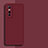 Custodia Silicone Ultra Sottile Morbida 360 Gradi Cover YK1 per Vivo Y73s 5G Rosso