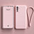 Custodia Silicone Ultra Sottile Morbida 360 Gradi Cover YK1 per Vivo Y75 4G Rosa