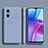 Custodia Silicone Ultra Sottile Morbida 360 Gradi Cover YK1 per Xiaomi Poco M4 5G Grigio Lavanda