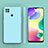 Custodia Silicone Ultra Sottile Morbida 360 Gradi Cover YK1 per Xiaomi Redmi 9C NFC Azzurro