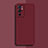 Custodia Silicone Ultra Sottile Morbida 360 Gradi Cover YK2 per OnePlus 9RT 5G Rosso Rosa