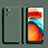 Custodia Silicone Ultra Sottile Morbida 360 Gradi Cover YK2 per Xiaomi Poco X3 GT 5G Verde Notte