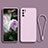 Custodia Silicone Ultra Sottile Morbida 360 Gradi Cover YK2 per Xiaomi Redmi Note 10T 5G Lavanda