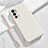 Custodia Silicone Ultra Sottile Morbida 360 Gradi Cover YK3 per OnePlus 9RT 5G Bianco