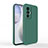 Custodia Silicone Ultra Sottile Morbida 360 Gradi Cover YK4 per Vivo X70 5G Verde Notte