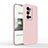 Custodia Silicone Ultra Sottile Morbida 360 Gradi Cover YK4 per Vivo X70 Pro+ Plus 5G Rosa