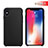 Custodia Silicone Ultra Sottile Morbida 360 Gradi M02 per Apple iPhone Xs Nero