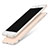 Custodia Silicone Ultra Sottile Morbida con Anello Supporto A04 per Apple iPhone 8 Plus Oro