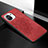 Custodia Silicone Ultra Sottile Morbida Cover con Magnetico A08 per Xiaomi Mi 11 5G Rosso