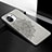 Custodia Silicone Ultra Sottile Morbida Cover con Magnetico A08 per Xiaomi Mi 11 Lite 5G Grigio