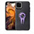 Custodia Silicone Ultra Sottile Morbida Cover con Magnetico Anello Supporto A01 per Apple iPhone 11 Pro Max Viola