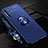 Custodia Silicone Ultra Sottile Morbida Cover con Magnetico Anello Supporto A01 per Huawei Mate 40 Lite 5G