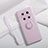 Custodia Silicone Ultra Sottile Morbida Cover con Magnetico Anello Supporto A01 per Huawei Mate 40E Pro 4G Lavanda