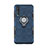 Custodia Silicone Ultra Sottile Morbida Cover con Magnetico Anello Supporto A01 per Huawei P20 Pro