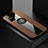 Custodia Silicone Ultra Sottile Morbida Cover con Magnetico Anello Supporto A01 per Samsung Galaxy A71 4G A715 Marrone