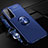 Custodia Silicone Ultra Sottile Morbida Cover con Magnetico Anello Supporto A01 per Samsung Galaxy S22 Plus 5G