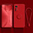 Custodia Silicone Ultra Sottile Morbida Cover con Magnetico Anello Supporto A01 per Xiaomi Mi 12 5G Rosso