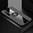 Custodia Silicone Ultra Sottile Morbida Cover con Magnetico Anello Supporto A02 per Oppo K7 5G Grigio