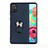 Custodia Silicone Ultra Sottile Morbida Cover con Magnetico Anello Supporto A02 per Samsung Galaxy A51 5G