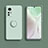 Custodia Silicone Ultra Sottile Morbida Cover con Magnetico Anello Supporto A02 per Xiaomi Mi 12S Pro 5G Verde Pastello