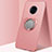 Custodia Silicone Ultra Sottile Morbida Cover con Magnetico Anello Supporto A03 per Vivo Nex 3S Oro Rosa