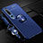 Custodia Silicone Ultra Sottile Morbida Cover con Magnetico Anello Supporto A03 per Xiaomi Mi 10 Pro