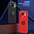 Custodia Silicone Ultra Sottile Morbida Cover con Magnetico Anello Supporto A03 per Xiaomi Mi 11 Ultra 5G