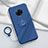 Custodia Silicone Ultra Sottile Morbida Cover con Magnetico Anello Supporto A04 per Vivo Nex 3S