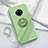 Custodia Silicone Ultra Sottile Morbida Cover con Magnetico Anello Supporto A04 per Vivo Nex 3S