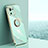 Custodia Silicone Ultra Sottile Morbida Cover con Magnetico Anello Supporto A05 per Xiaomi Mi 11 Pro 5G