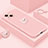 Custodia Silicone Ultra Sottile Morbida Cover con Magnetico Anello Supporto A07 per Apple iPhone 13 Mini Oro Rosa