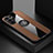 Custodia Silicone Ultra Sottile Morbida Cover con Magnetico Anello Supporto A07 per Samsung Galaxy S22 Ultra 5G