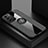 Custodia Silicone Ultra Sottile Morbida Cover con Magnetico Anello Supporto A07 per Samsung Galaxy S24 5G Grigio