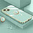 Custodia Silicone Ultra Sottile Morbida Cover con Magnetico Anello Supporto A08 per Apple iPhone 13