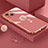 Custodia Silicone Ultra Sottile Morbida Cover con Magnetico Anello Supporto A08 per Apple iPhone 14